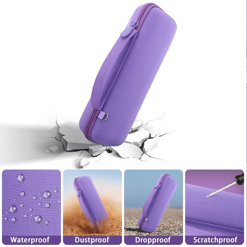 Baval Hard Portable Case Compatible With JBL Flip 7 Portable Wireless Bluetooth Waterproof Speaker(Purple Case) - Image 5